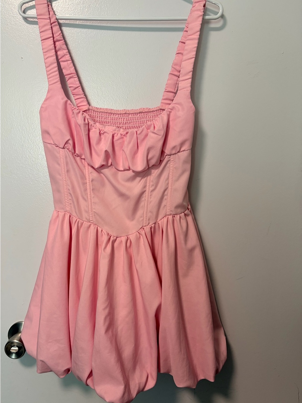 Source Unknown Pink Mini Dress